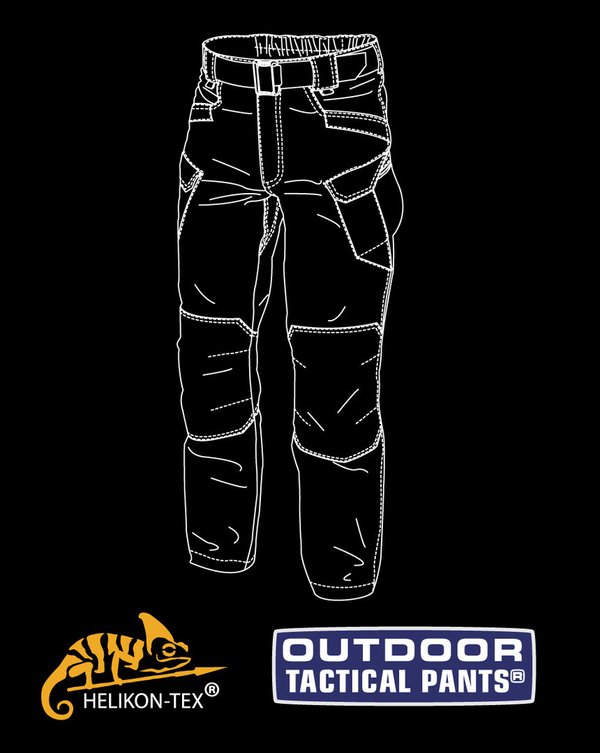 Helikon-Tex® Outdoor Tactical Pants® VersaStretch® - Schwarz
