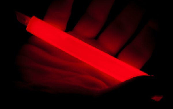 6" Lightstick - Leuchtstab - Knicklicht -  Rot 15 cm