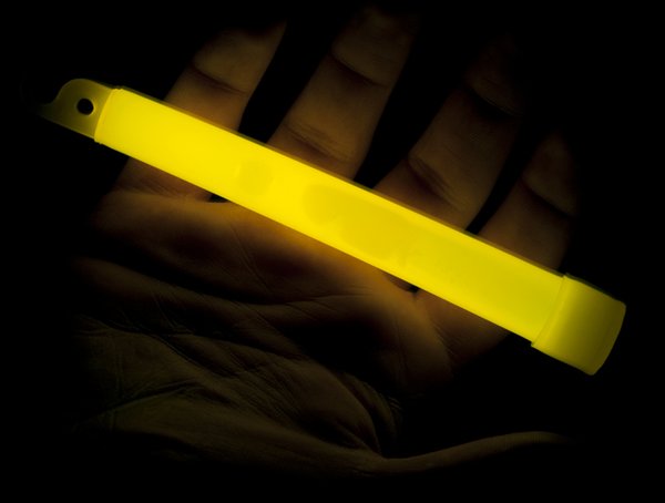 6" Lightstick - Leuchtstab - Knicklicht -  Gelb 15 cm