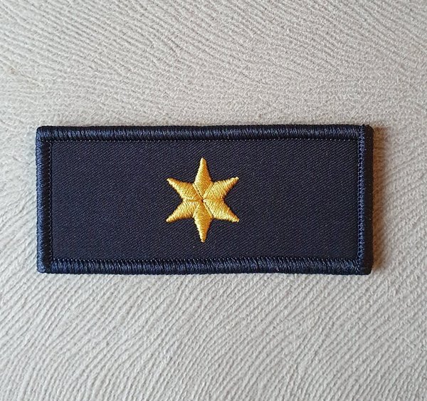 Dienstgradabzeichen - PR - Polizeirat Patch - gestickt - Gold auf Dunkelblau